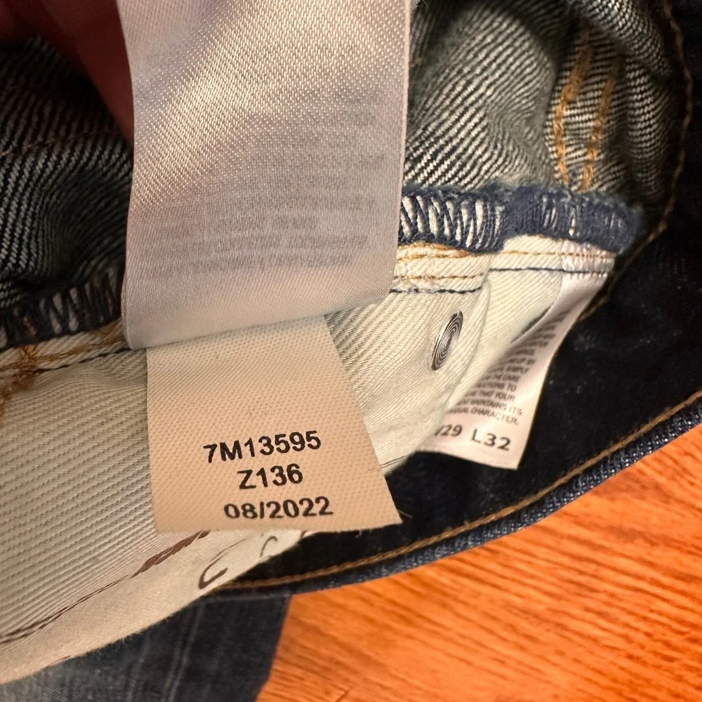 New Lucky‎ Brand x Yellowstone 223 Straight Leg Jeans Mens 29x32 Dark Wash Fade